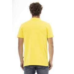 Baldinini Trend Yellow Cotton Men Polo Shirt -   -  Baldinini Trend.