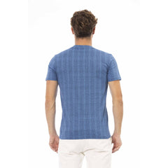 Baldinini Trend Blue Cotton Men T-Shirt - - Baldinini Trend.