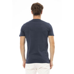Baldinini Trend Blue Cotton Men T-Shirt - - Baldinini Trend.