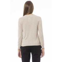 Baldinini Trend Beige Cashmere Women Sweater -   -  Baldinini Trend.