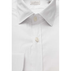 Bagutta White Cotton Men's Shirt -   -  Bagutta.