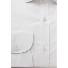 Bagutta White Cotton Men's Shirt -   -  Bagutta.