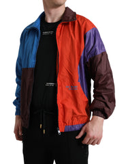 Dolce & Gabbana Multicolor Color Windbreaker Jacket -   -  Dolce & Gabbana.