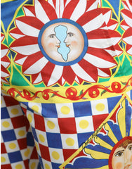 Dolce & Gabbana Multicolor Carretto Print Men Bermuda Shorts -   -  Dolce & Gabbana.