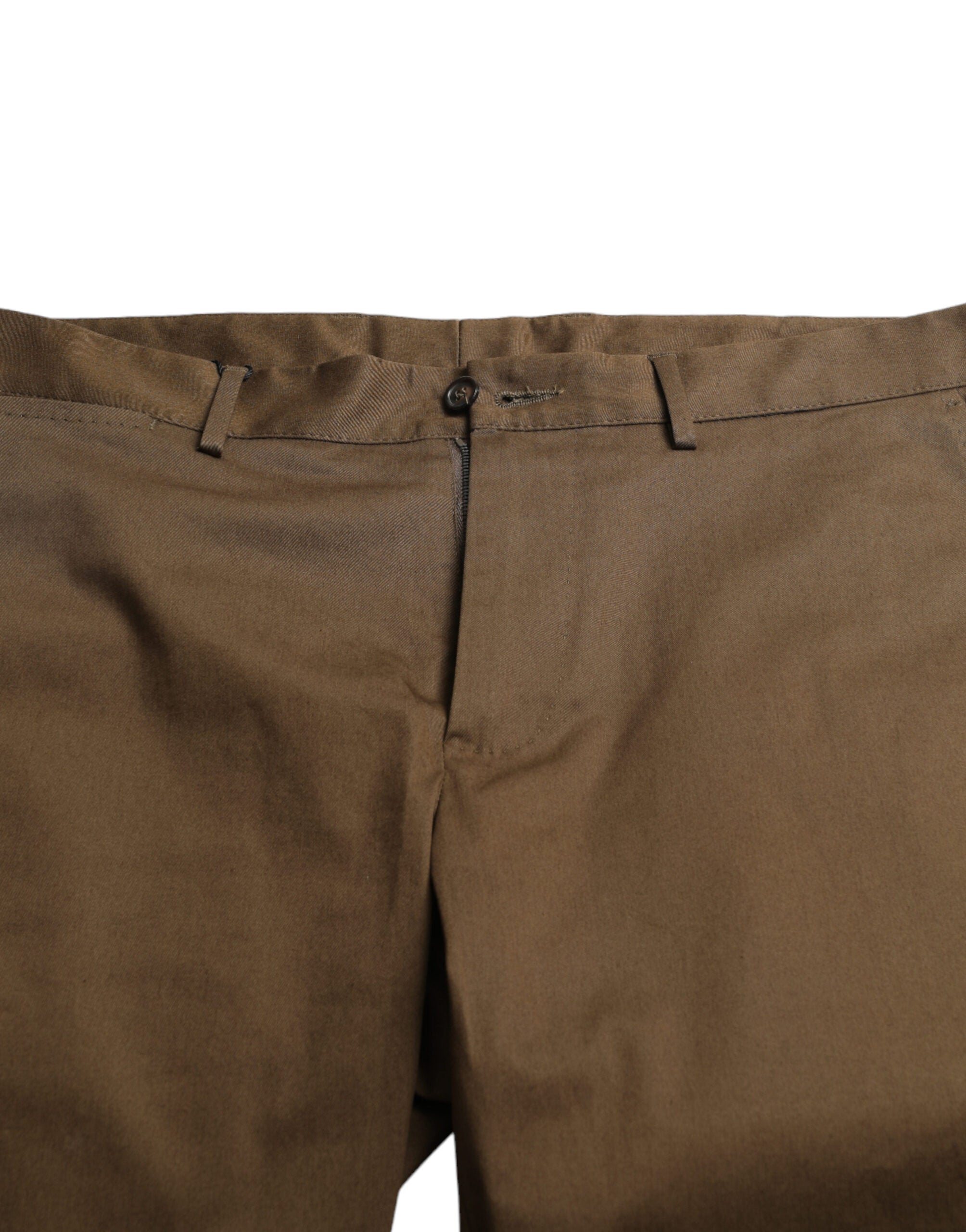 Dolce & Gabbana Brown Cotton Stretch Men Bermuda Shorts -   -  Dolce & Gabbana. Dolce & Gabbana Brown Cotton Stretch Men Bermuda Shorts -   -  Dolce & Gabbana.