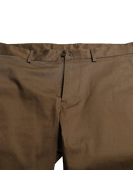 Dolce & Gabbana Brown Cotton Stretch Men Bermuda Shorts -   -  Dolce & Gabbana.