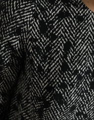 Dolce & Gabbana Black Chevron Polyester Shift Mini Dress -   -  Dolce & Gabbana.