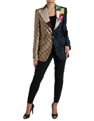 Dolce & Gabbana Multicolor Floral Patchwork Jacquard Jacket -   -  Dolce & Gabbana.