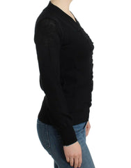 Costume National Black V-neck wool sweater -   -  Costume National.