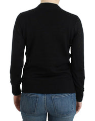 Costume National Black V-neck wool sweater -   -  Costume National.