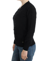 Costume National Black V-neck wool sweater -   -  Costume National.