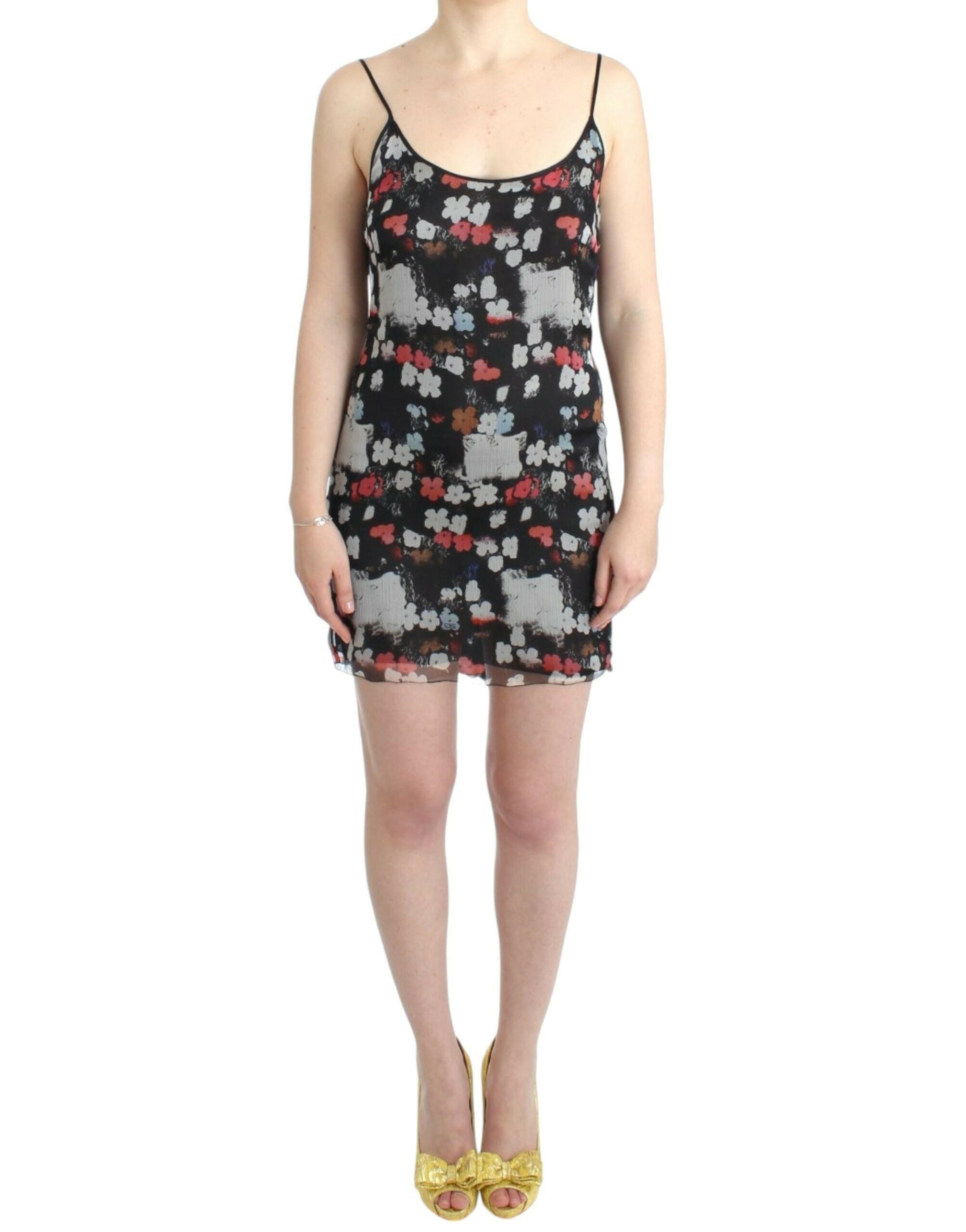 Costume National Floral silk mini dress -   -  Costume National.