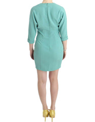 Costume National Green 3/4 sleeved sheath dress -   -  Costume National.