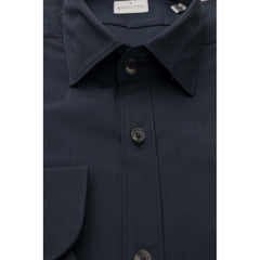 Bagutta Blue Cotton Men Shirt -   -  Bagutta.