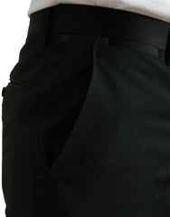 Dolce & Gabbana Black Wool Slim Fit Formal Trouser Dress Pants -   -  Dolce & Gabbana.