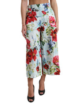 Dolce & Gabbana Multicolor Floral High Waist Wide Leg Pants -   -  Dolce & Gabbana.