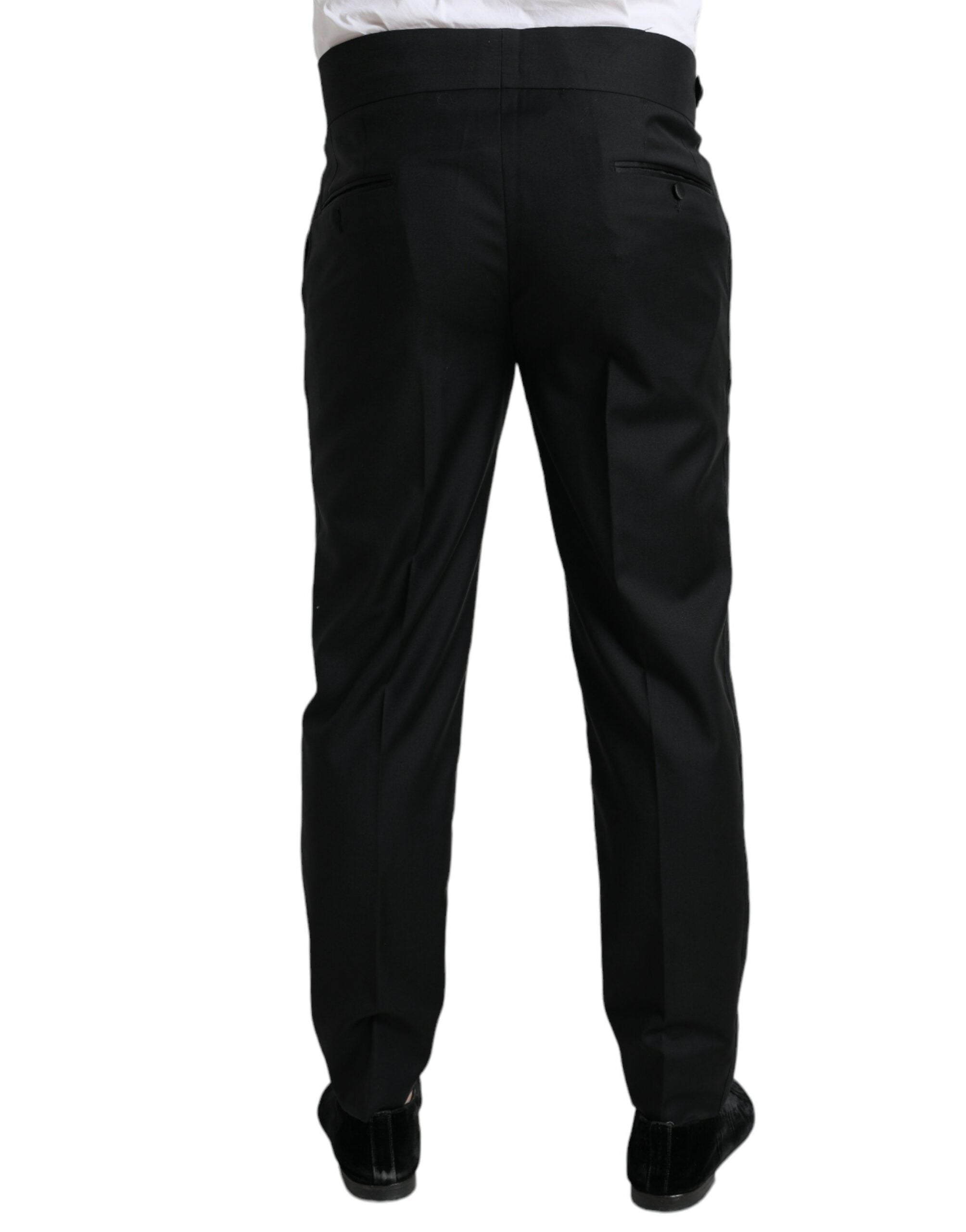 Dolce & Gabbana Black Wool Slim Fit Formal Trouser Dress Pants -   -  Dolce & Gabbana. Dolce & Gabbana Black Wool Slim Fit Formal Trouser Dress Pants -   -  Dolce & Gabbana.