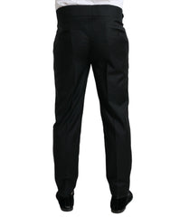 Dolce & Gabbana Black Wool Slim Fit Formal Trouser Dress Pants -   -  Dolce & Gabbana.