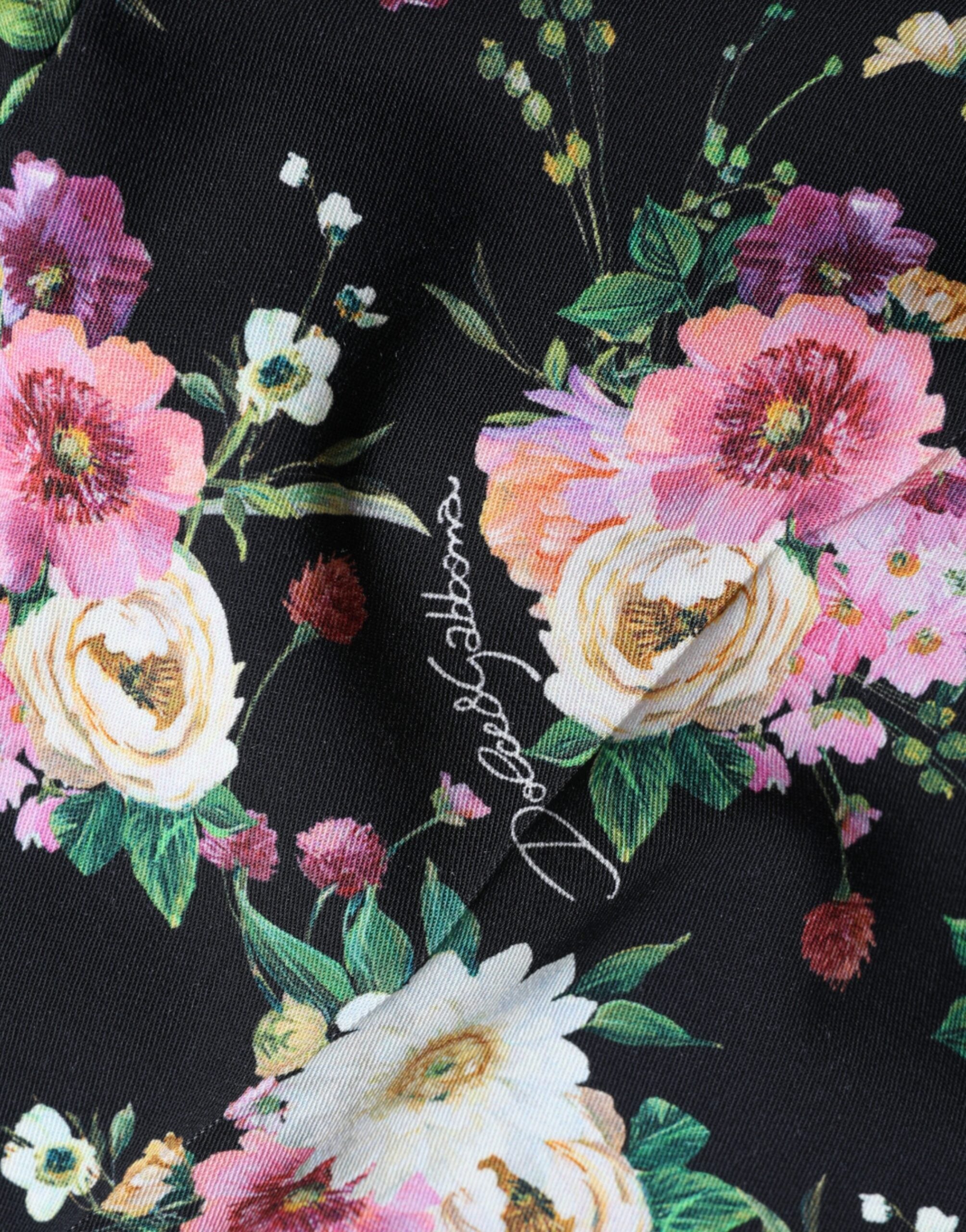 Dolce & Gabbana Black Floral Wool High Waist Wide Leg Pants -   -  Dolce & Gabbana. Dolce & Gabbana Black Floral Wool High Waist Wide Leg Pants -   -  Dolce & Gabbana.