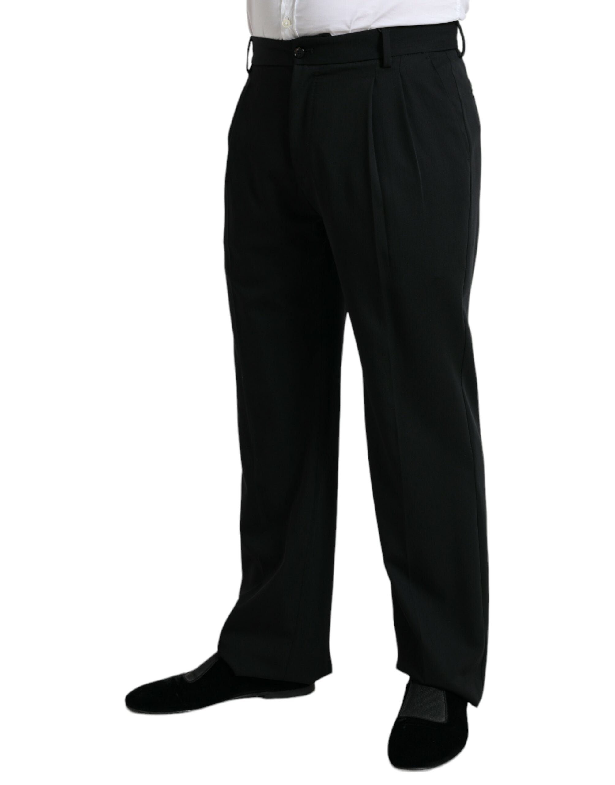 Dolce & Gabbana Black Wool Formal Straight Fit Dress Pants -   -  Dolce & Gabbana. Dolce & Gabbana Black Wool Formal Straight Fit Dress Pants -   -  Dolce & Gabbana.