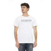 Bikkembergs White Cotton Men T-Shirt -   -  Bikkembergs.