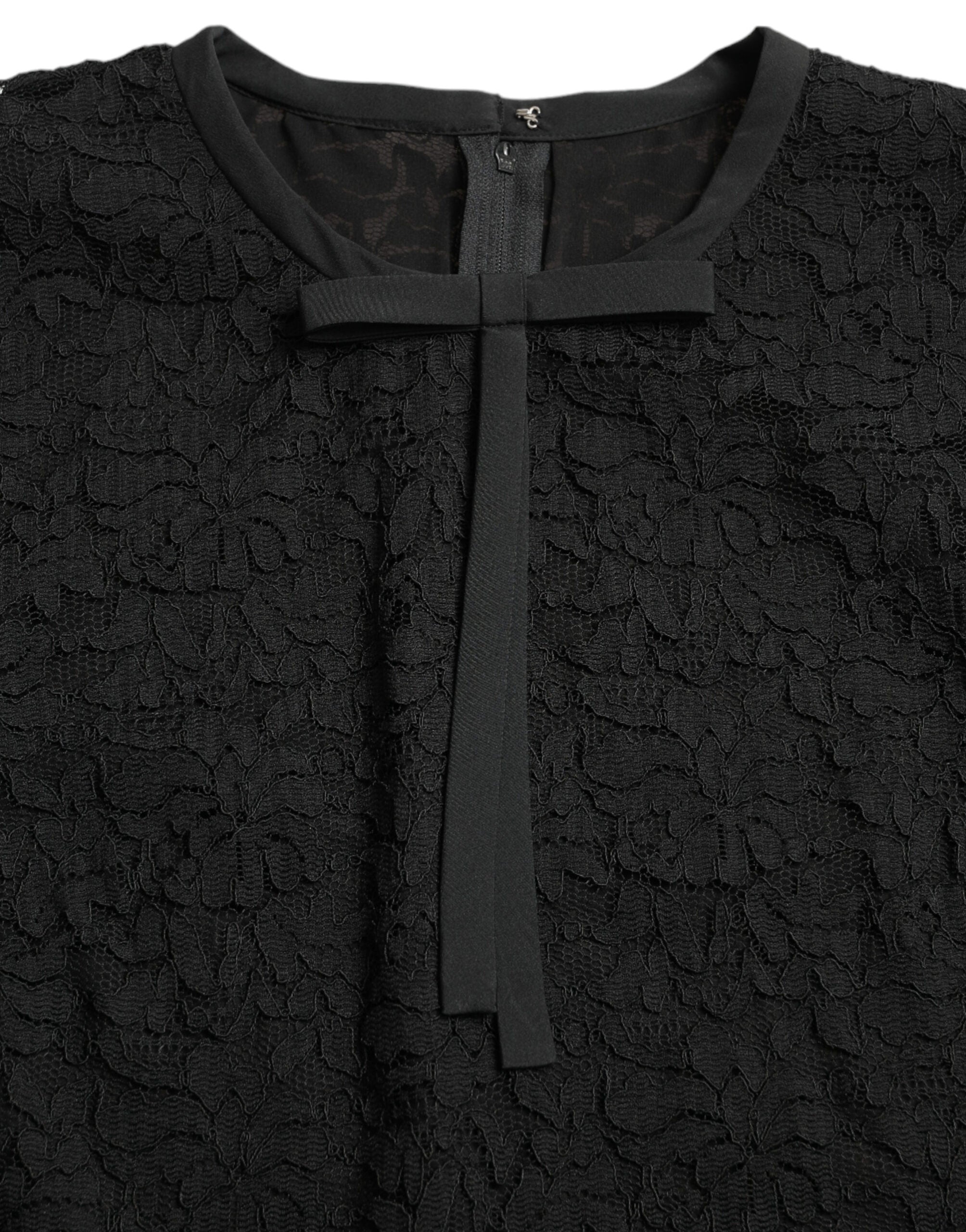 Dolce & Gabbana Black STAFF Blouse Floral Lace Nylon Top -   -  Dolce & Gabbana. Dolce & Gabbana Black STAFF Blouse Floral Lace Nylon Top -   -  Dolce & Gabbana.