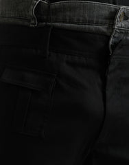 Dolce & Gabbana Black Gray Slim Cotton Denim Jeans Pants -   -  Dolce & Gabbana.