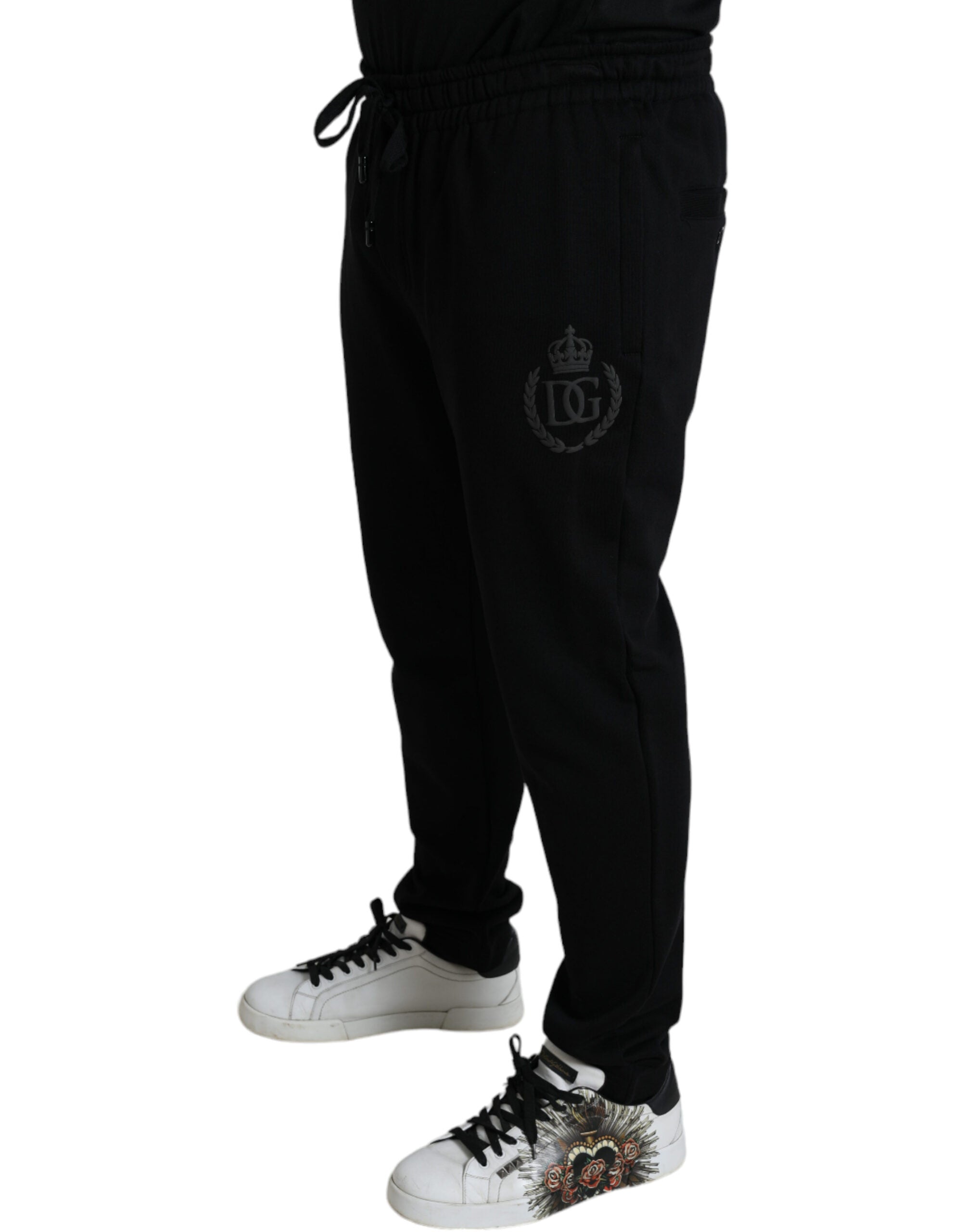 Dolce & Gabbana Black DG Logo Skinny Jogger Sweatpants Pants -   -  Dolce & Gabbana. Dolce & Gabbana Black DG Logo Skinny Jogger Sweatpants Pants -   -  Dolce & Gabbana.