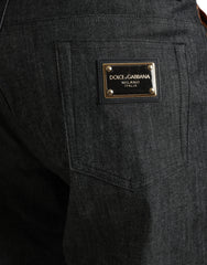 Dolce & Gabbana Multicolor Tiger Cotton Loose Denim Jeans -   -  Dolce & Gabbana.