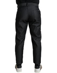 Dolce & Gabbana Multicolor Heraldic Skinny Men Pants -   -  Dolce & Gabbana.