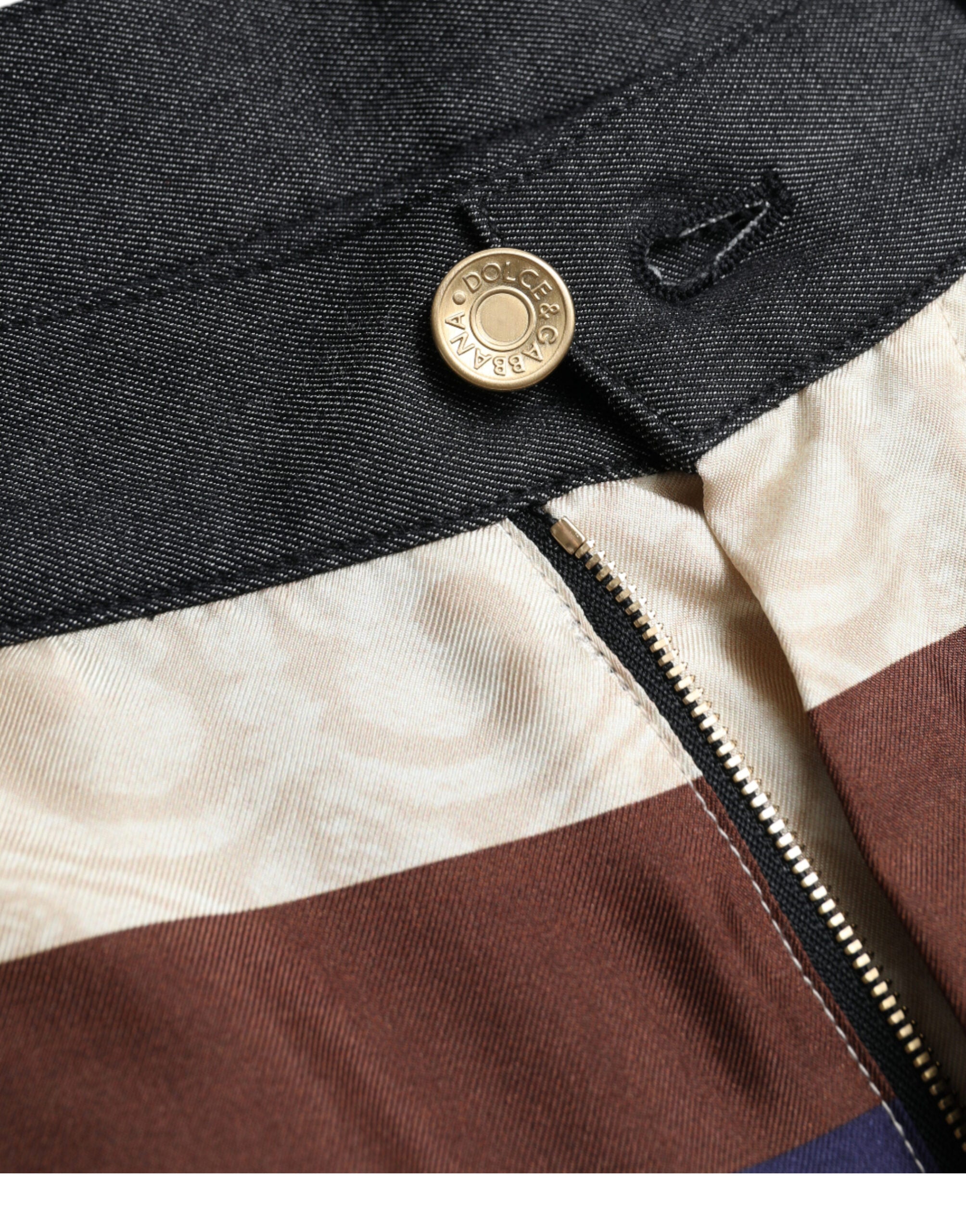 Dolce & Gabbana Multicolor Heraldic Skinny Men Pants -   -  Dolce & Gabbana. Dolce & Gabbana Multicolor Heraldic Skinny Men Pants -   -  Dolce & Gabbana.