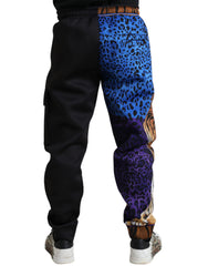 Dolce & Gabbana Black Tiger Print Cargo Jogger Pants -   -  Dolce & Gabbana.