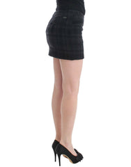 Costume National Gray checkered mini skirt -   -  Costume National.