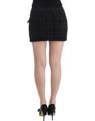 Costume National Gray checkered mini skirt -   -  Costume National.