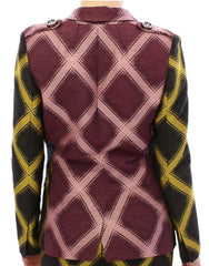 House of Holland Purple checkered blazer jacket -   -  House of Holland.