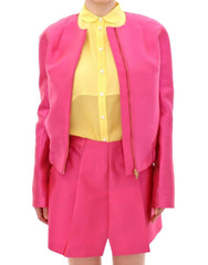 CO|TE Pink silk blend jacket -   -  CO|TE.
