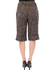 Dolce & Gabbana Multicolor wool shorts pants -   -  Dolce & Gabbana.