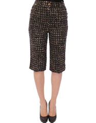 Dolce & Gabbana Multicolor Wool Shorts Pants -   -  Dolce & Gabbana.
