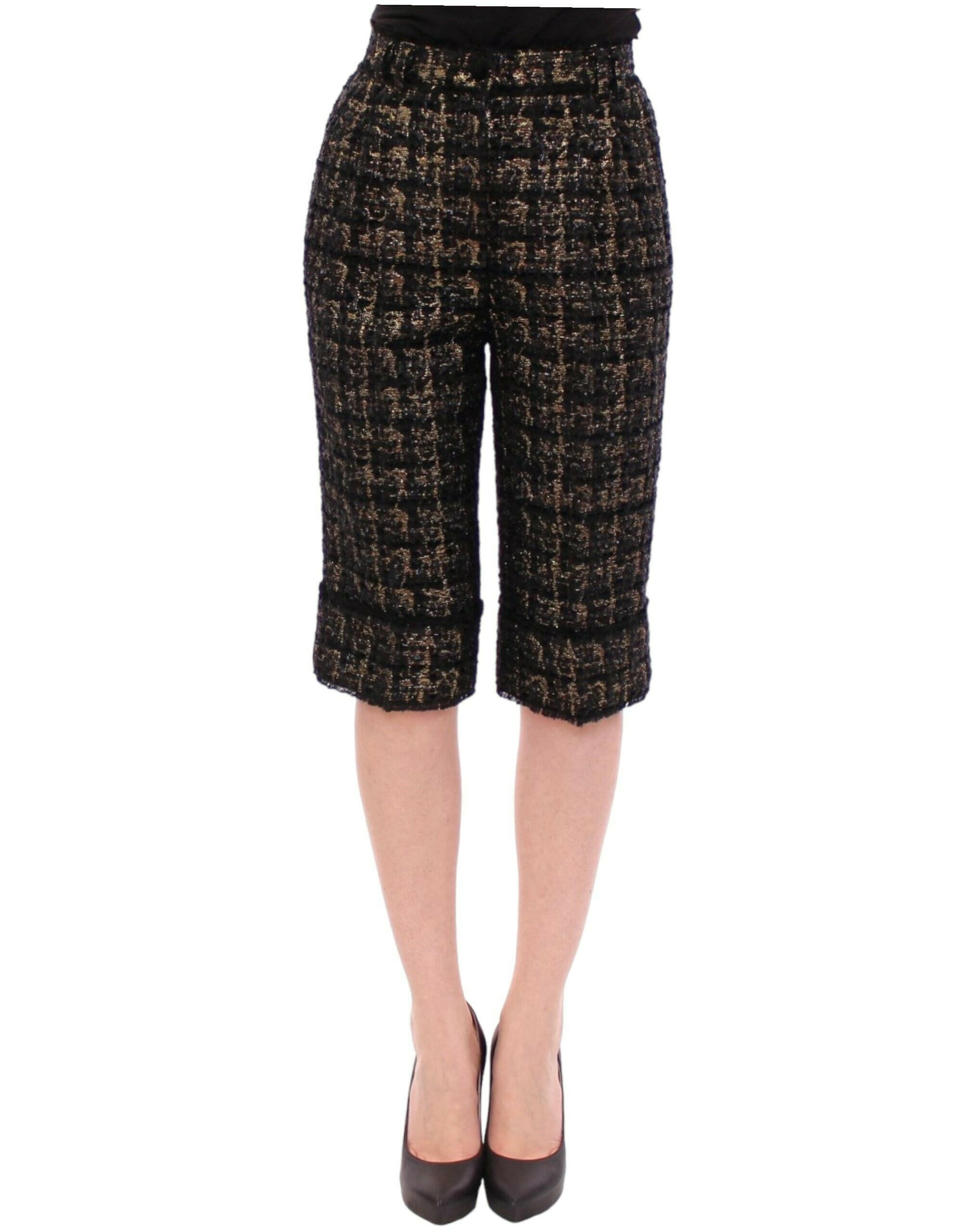 Dolce & Gabbana Black fabric shorts pants -   -  Dolce & Gabbana.