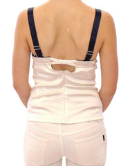 Dolce & Gabbana White sailor motive tank top -   -  Dolce & Gabbana.