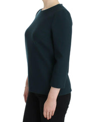 Dolce & Gabbana Green 3/4 sleeve wool blouse -   -  Dolce & Gabbana.