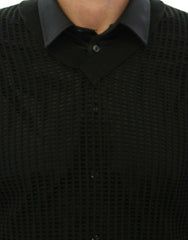 Dolce & Gabbana Dark Green Runway Netz Pullover Netted Sweater -   -  Dolce & Gabbana.