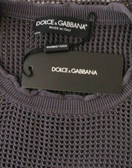 Dolce & Gabbana Purple Runway Netz Pullover Netted Sweater -   -  Dolce & Gabbana.