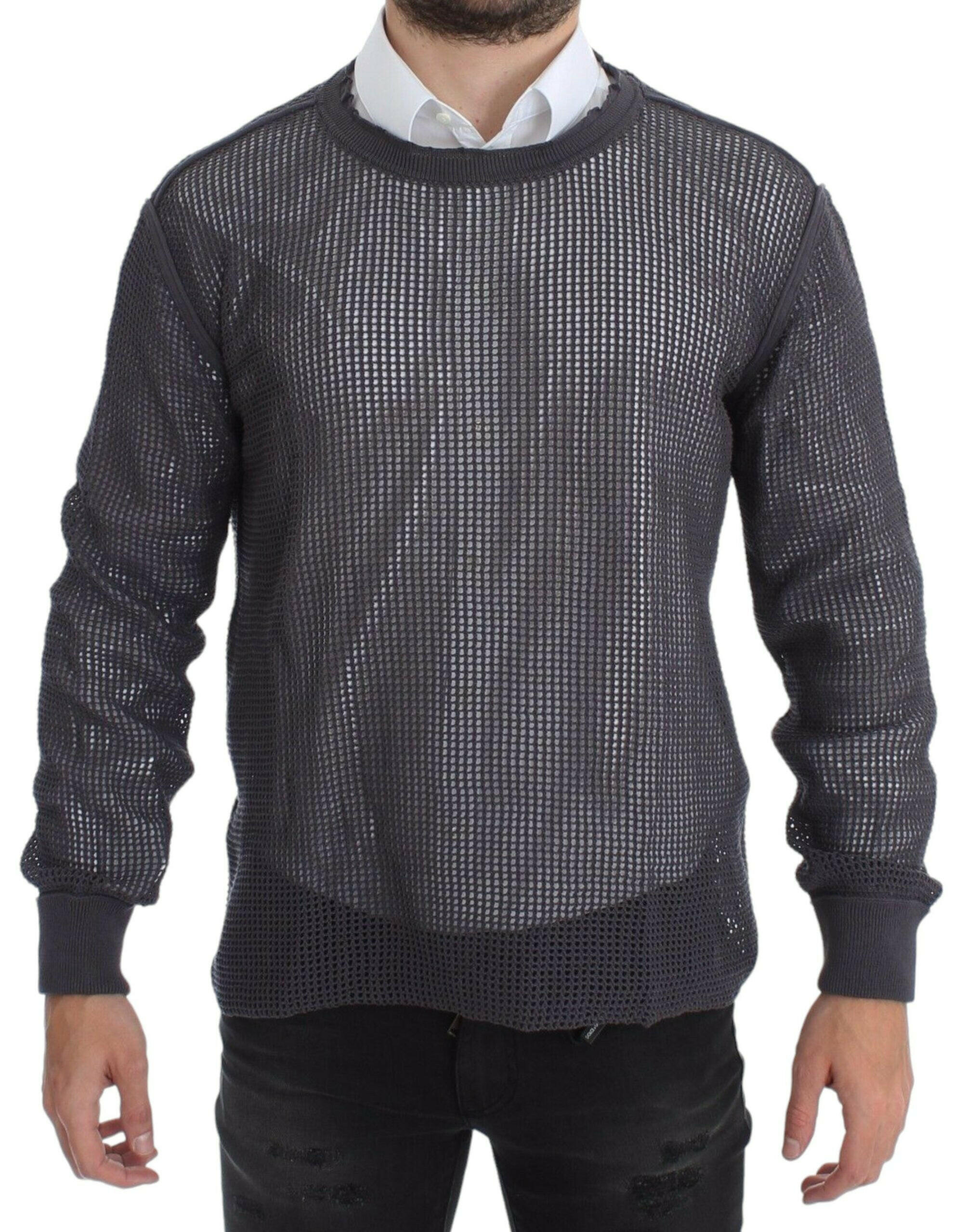 Dolce & Gabbana Purple Runway Netz Pullover Netted Sweater -   -  Dolce & Gabbana.