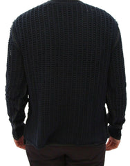 Dolce & Gabbana Blue Runway Netz Pullover Netted Sweater -   -  Dolce & Gabbana.