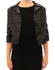 Dolce & Gabbana Black Short Bolero Shrug Jacket Coat -   -  Dolce & Gabbana.