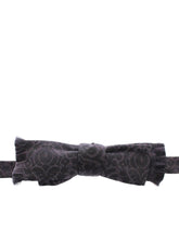 Dolce & Gabbana Gray Black Wool Bow Tie -  MenΒ΄s Belts -  Dolce & Gabbana.