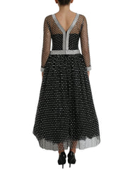 Dolce & Gabbana Black Crystal Embellished A-line Gown Dress -   -  Dolce & Gabbana.