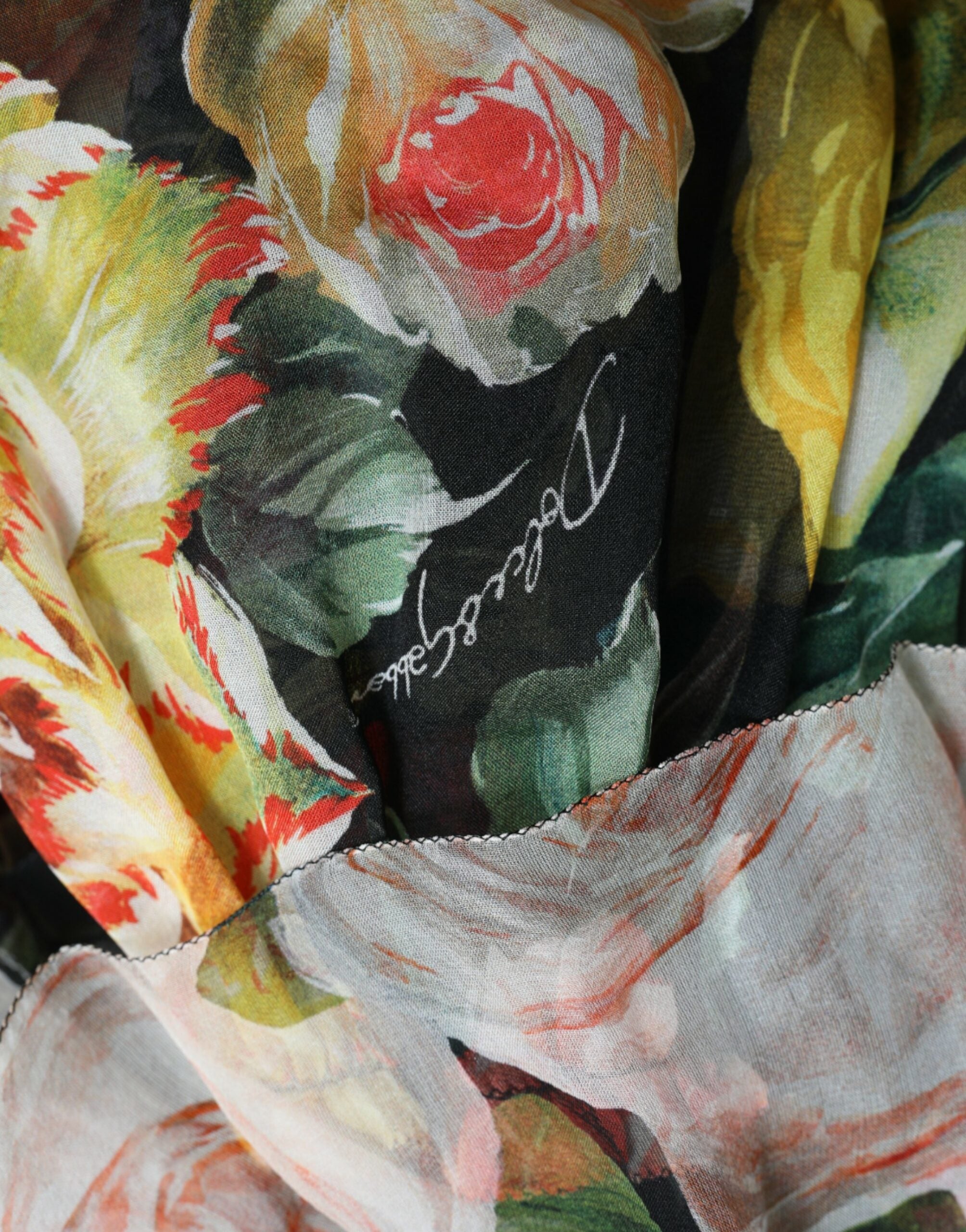 Dolce & Gabbana Multicolor Floral Chiffon Tiered Maxi Dress -   -  Dolce & Gabbana. Dolce & Gabbana Multicolor Floral Chiffon Tiered Maxi Dress -   -  Dolce & Gabbana.