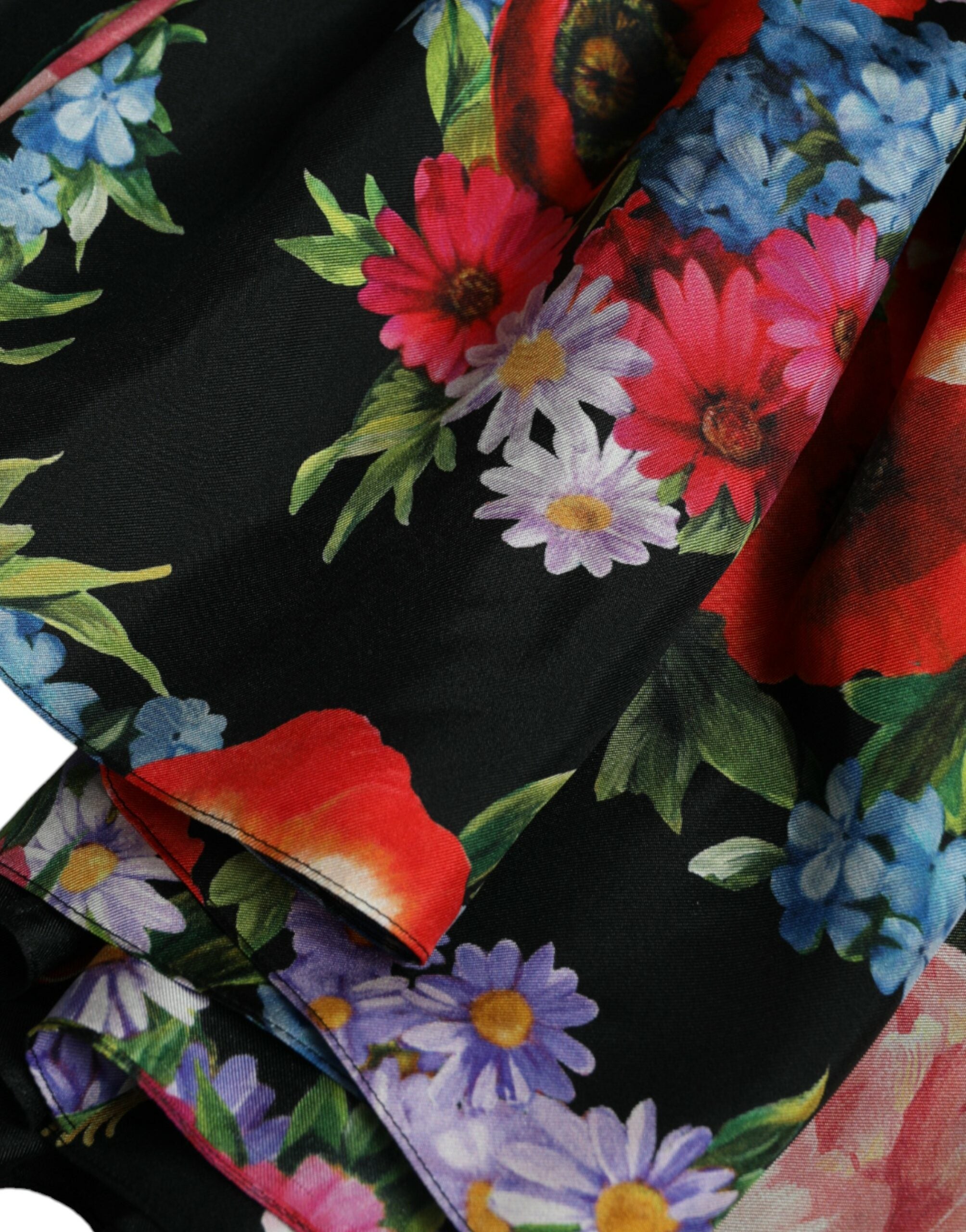 Dolce & Gabbana Multicolor Floral Print Silk Twill Gown Dress -   -  Dolce & Gabbana. Dolce & Gabbana Multicolor Floral Print Silk Twill Gown Dress -   -  Dolce & Gabbana.